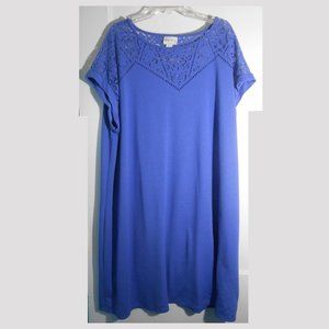 Cornflower Blue Shift Dress